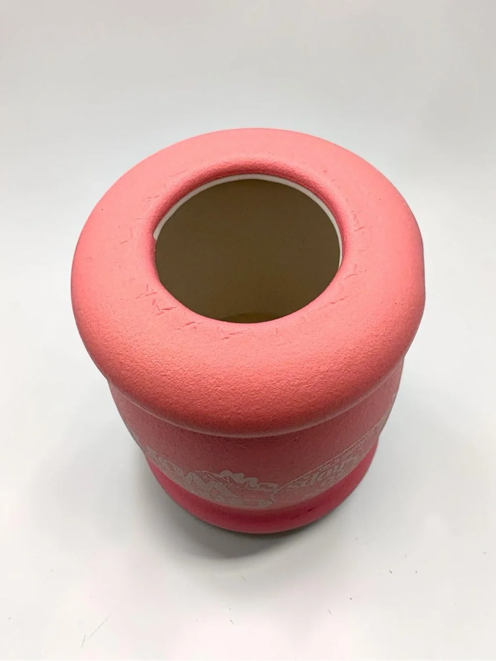 Vintage Bass Pro Shops Outdoor World Pink Foam Can Cooler Koozie Springfield, MO
